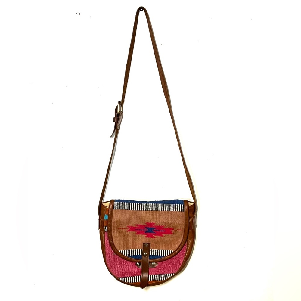RAJ cross body shoulder bag. Multicolored in Southwestern design. NWOT.